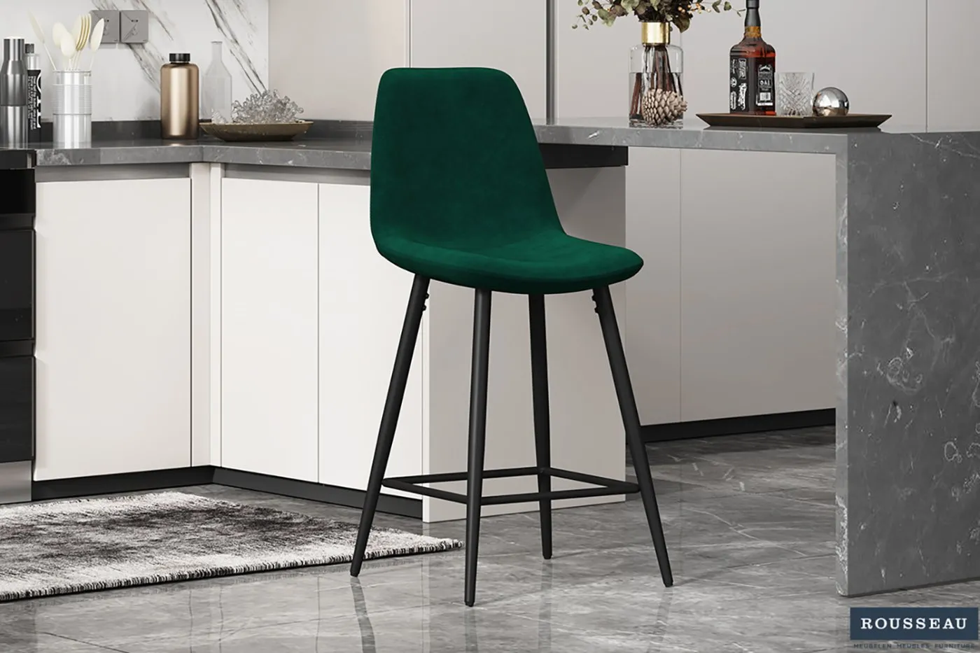 SALE - Counterstoel 'Boy' Fluweel