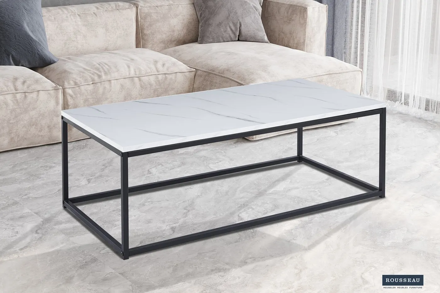 Salontafel 'Dallas' Decor Marmer Wit