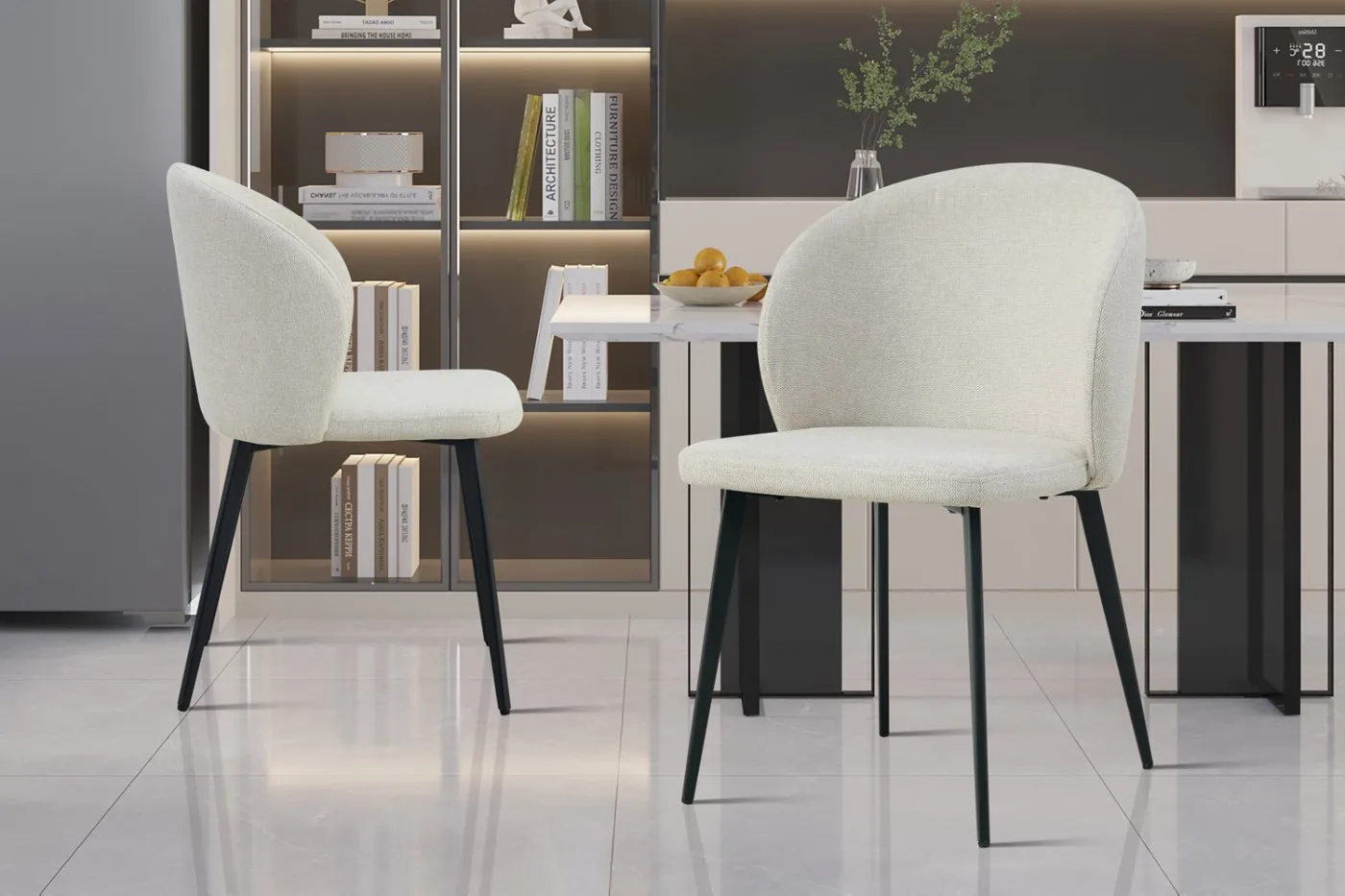 Stoel 'Toledo' Stof Beige